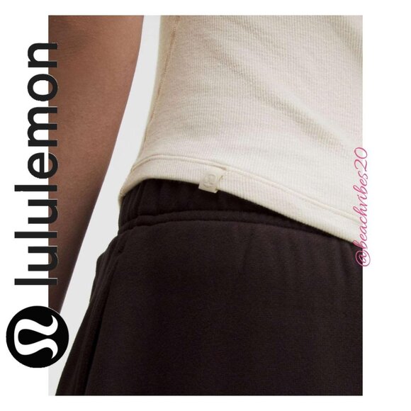 LULULEMON ATHLETICA Hold Tight Sweetheart Short-Sleeve Shirt Light Ivory 10 NWT - Picture 5 of 6